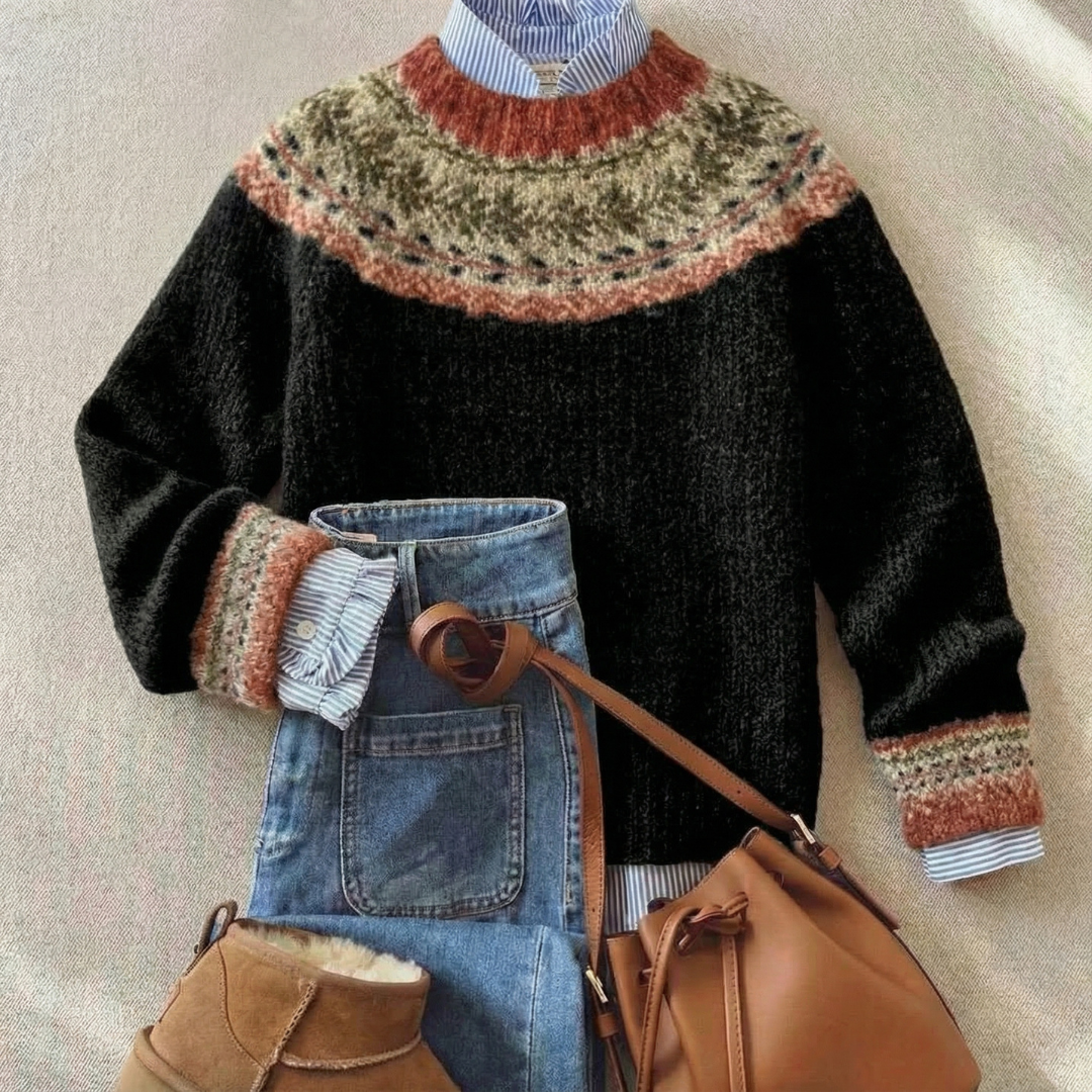 Eleanor | Heritage Nordic Knit Sweater - Seldom Seen Styles