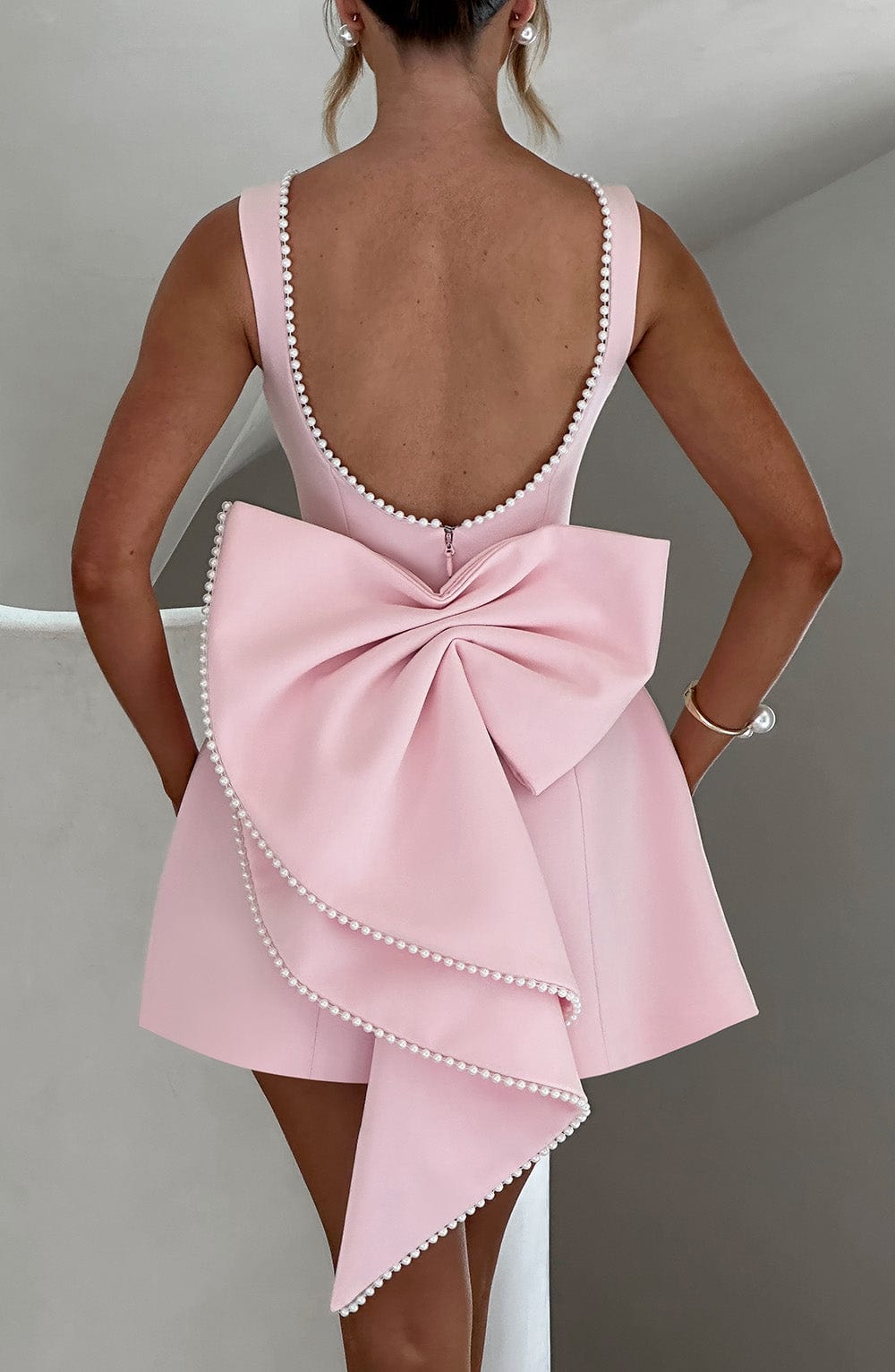 Amber | Women Wedding Guest Structured Mini Dress - Seldom Seen Styles