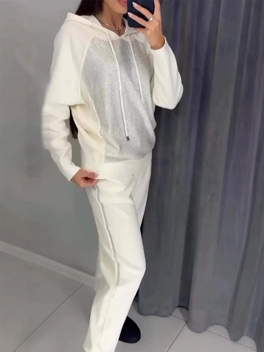 Sparkle Chic Hoodie Jogger Set - Seldom Seen Styles
