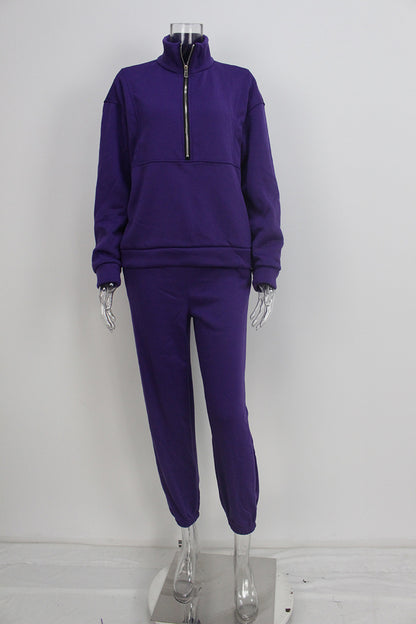 Xiaran 1/4 Zip Jogger Set