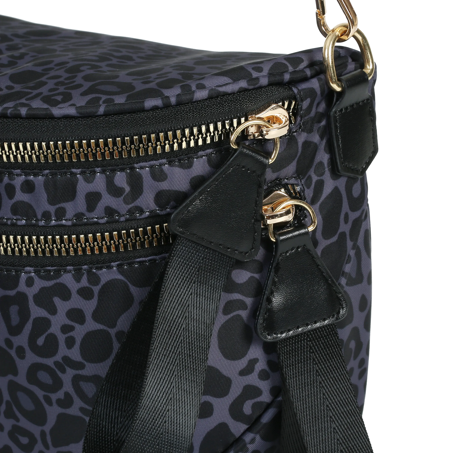 Women's Leopard Print Bum Bag Crossbody Fanny Pack Waterproof Hands Free Travel Vacation Bag
