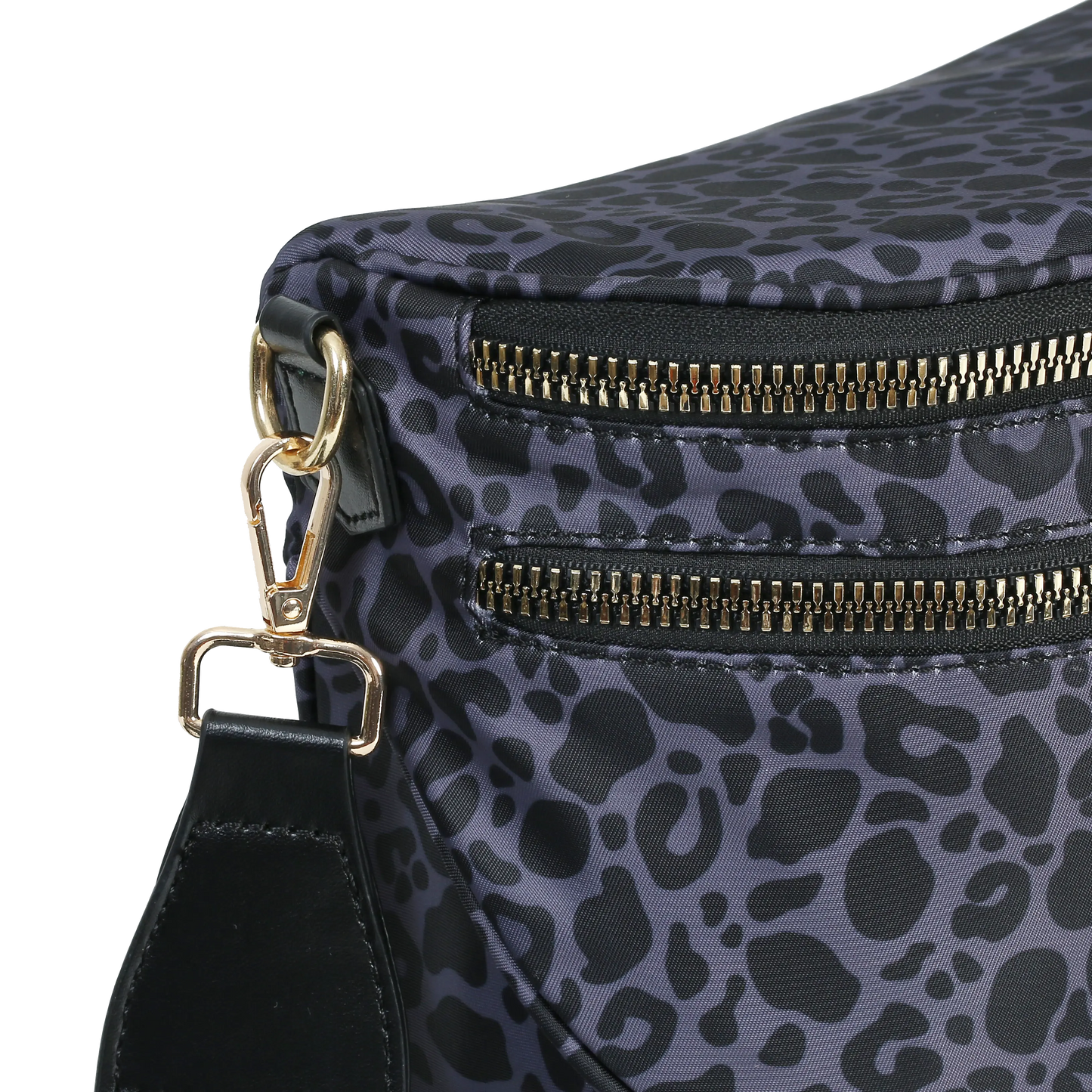Women's Leopard Print Bum Bag Crossbody Fanny Pack Waterproof Hands Free Travel Vacation Bag
