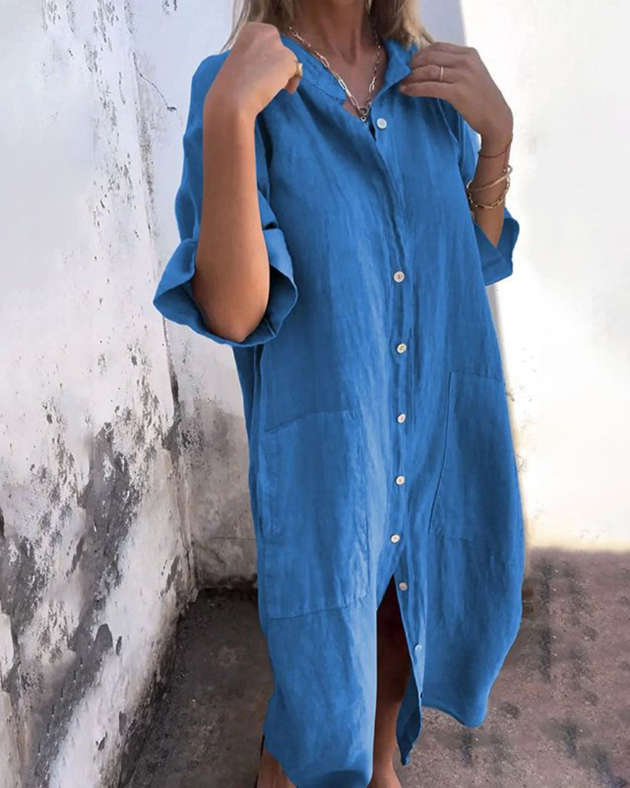 Valerie™ | Boho Shirt Dress - Seldom Seen Styles