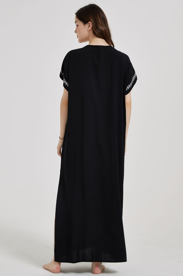 Boho Print Slit Dress | Dress In Beauty