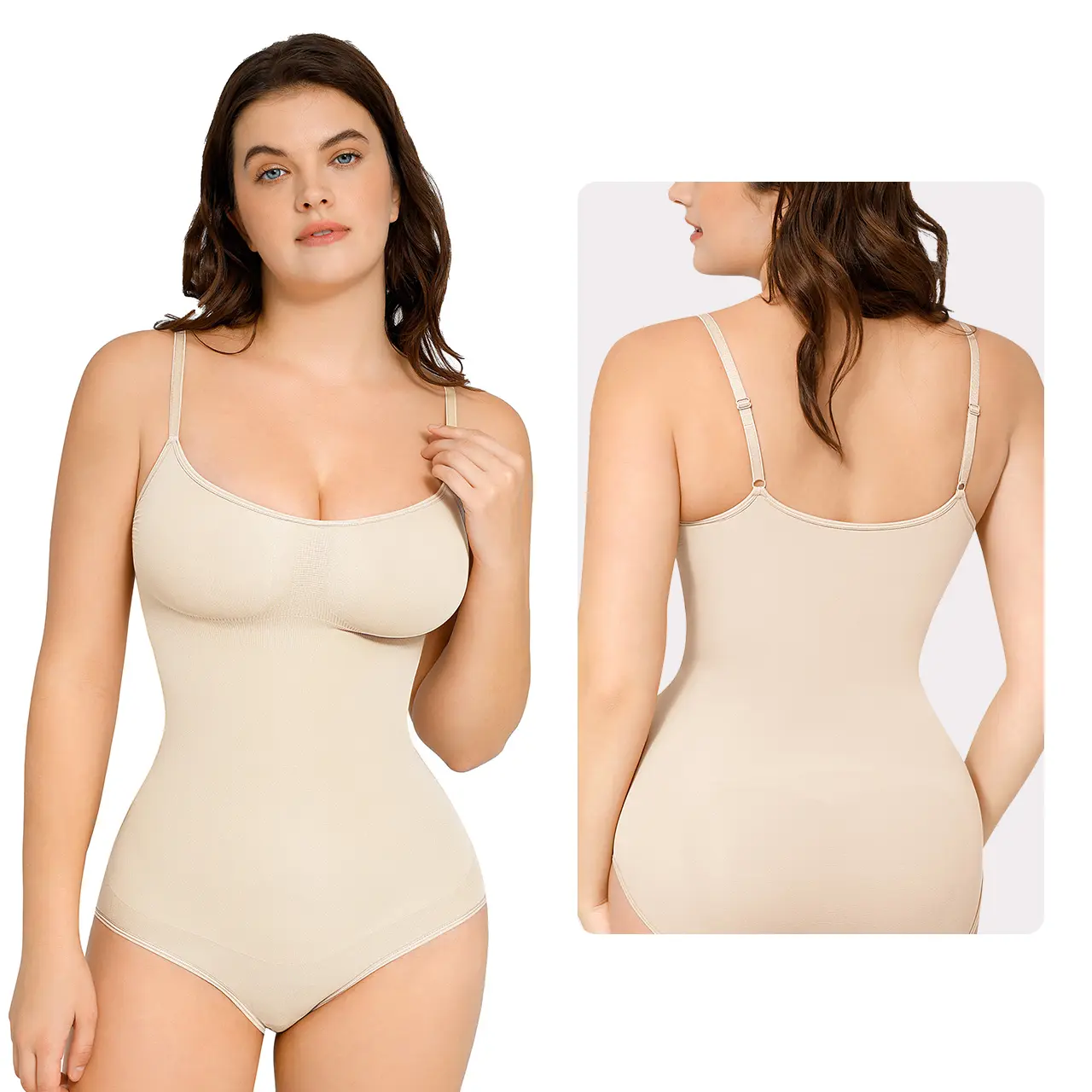Women's Seamless Butt Lift Tummy Control Bodysuit Shapewear Slimming Compression
