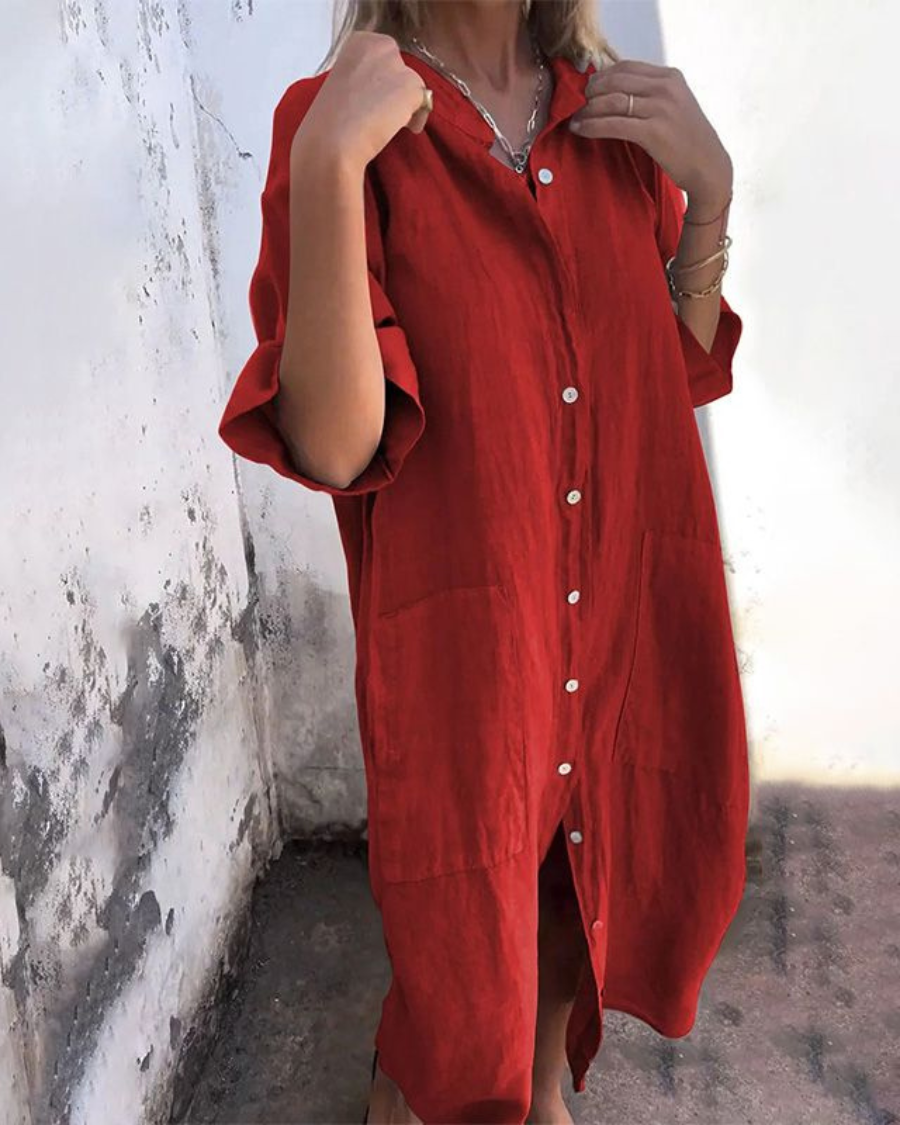 Valerie™ | Boho Shirt Dress - Seldom Seen Styles
