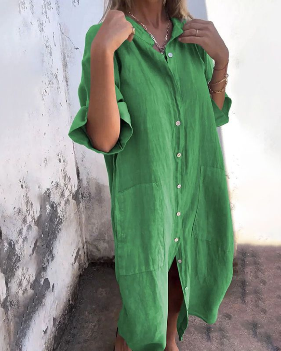 Valerie™ | Boho Shirt Dress - Seldom Seen Styles