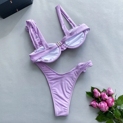 ENSEMBLE DE MAILLOT DE BAIN À FLEURS JEN