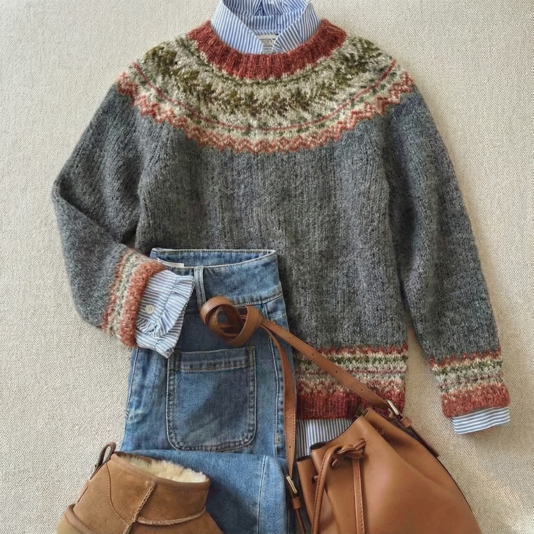 Eleanor | Heritage Nordic Knit Sweater - Seldom Seen Styles