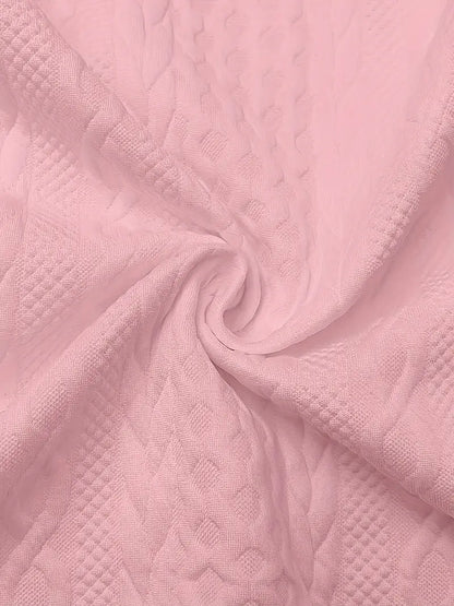 Elvarine | Textured Zip-Up Bomber Jacket