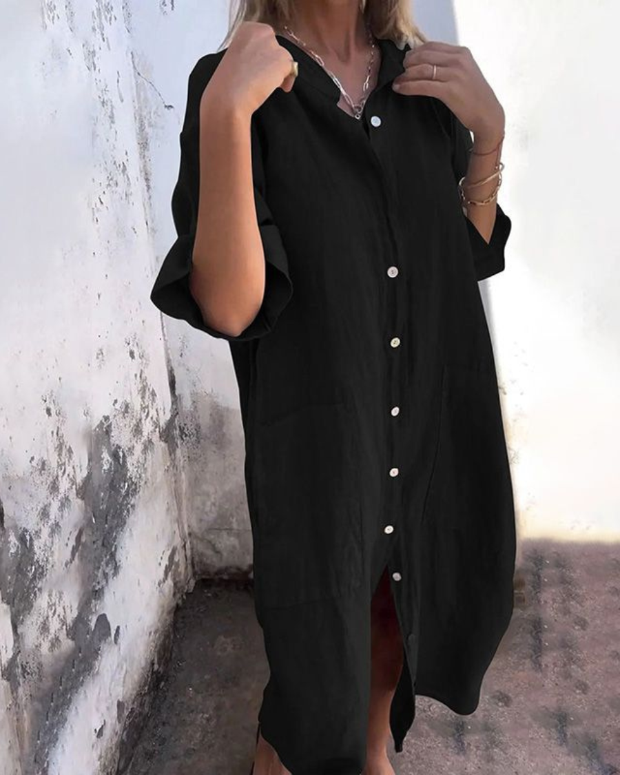 Valerie™ | Boho Shirt Dress - Seldom Seen Styles