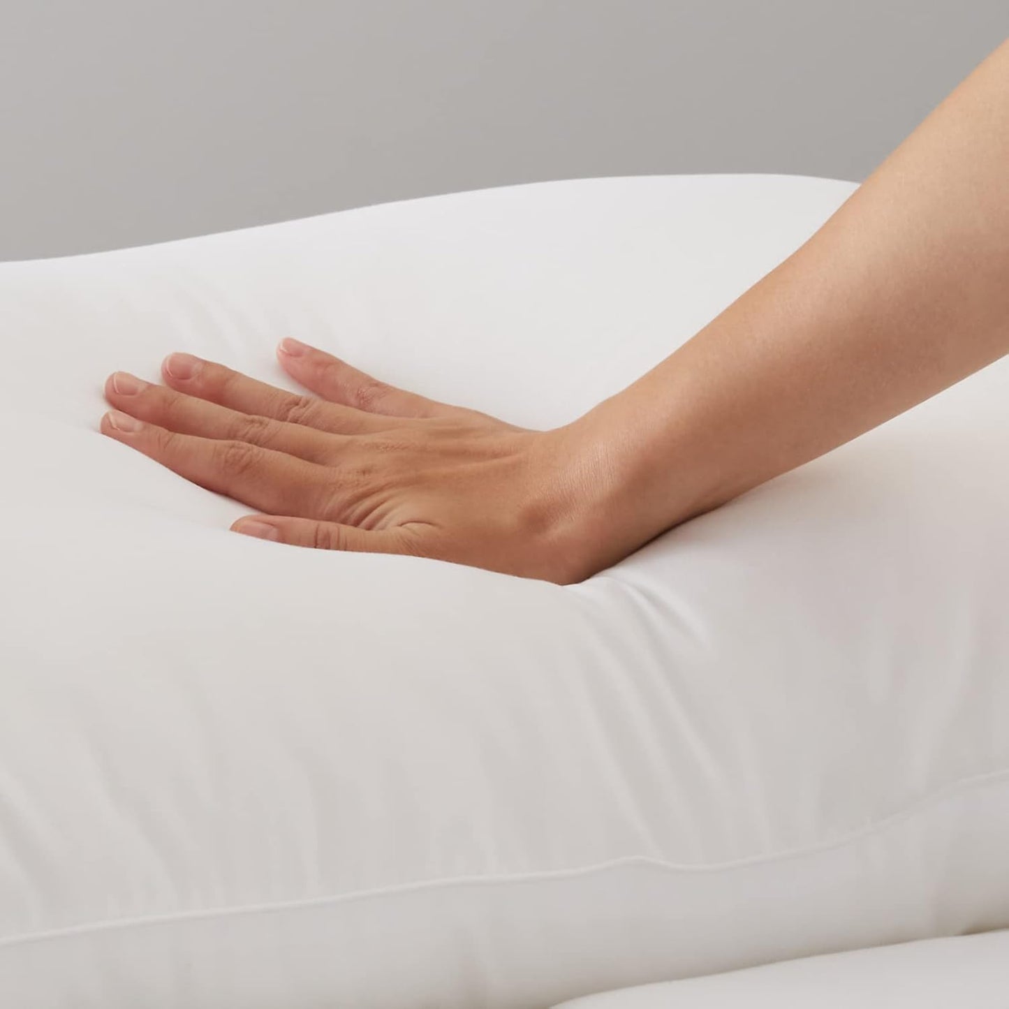 Amazon Basics Down Alternative Pillows for Stomach and Back Sleepers, Soft Density, Standard, Pack of 2, White, 26 in L x 20 in W - Seldom Seen Styles