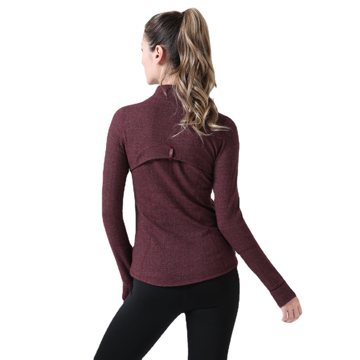 Yoga Clothes Autumn and Winter uarun Sports Jacket Women's Slim Stretch Zipper Running Yoga Fitness Long-Sleeved Upper Garment