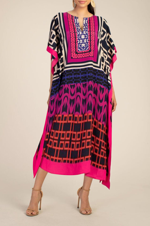 Oversize V-Neck Kaftan | Dress In Beauty