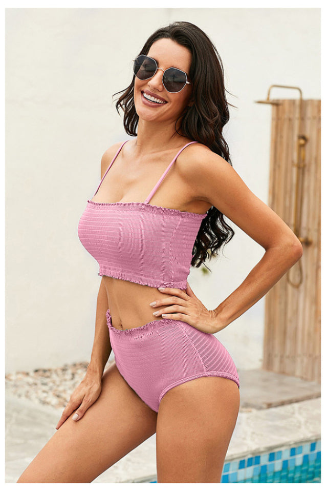 Frill Two Piece Swimsuit - Seldom Seen Styles