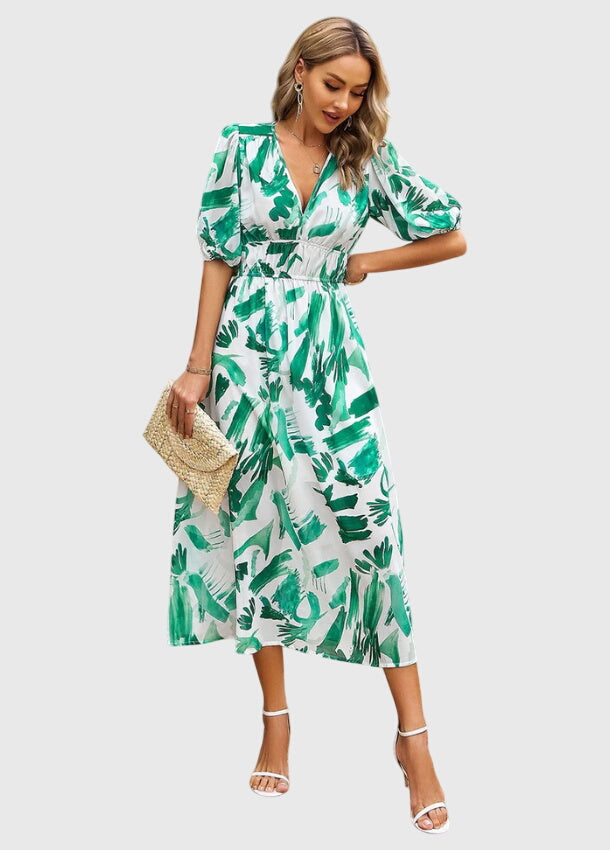 Merlin | Flattering Floral Midi Dress - Seldom Seen Styles