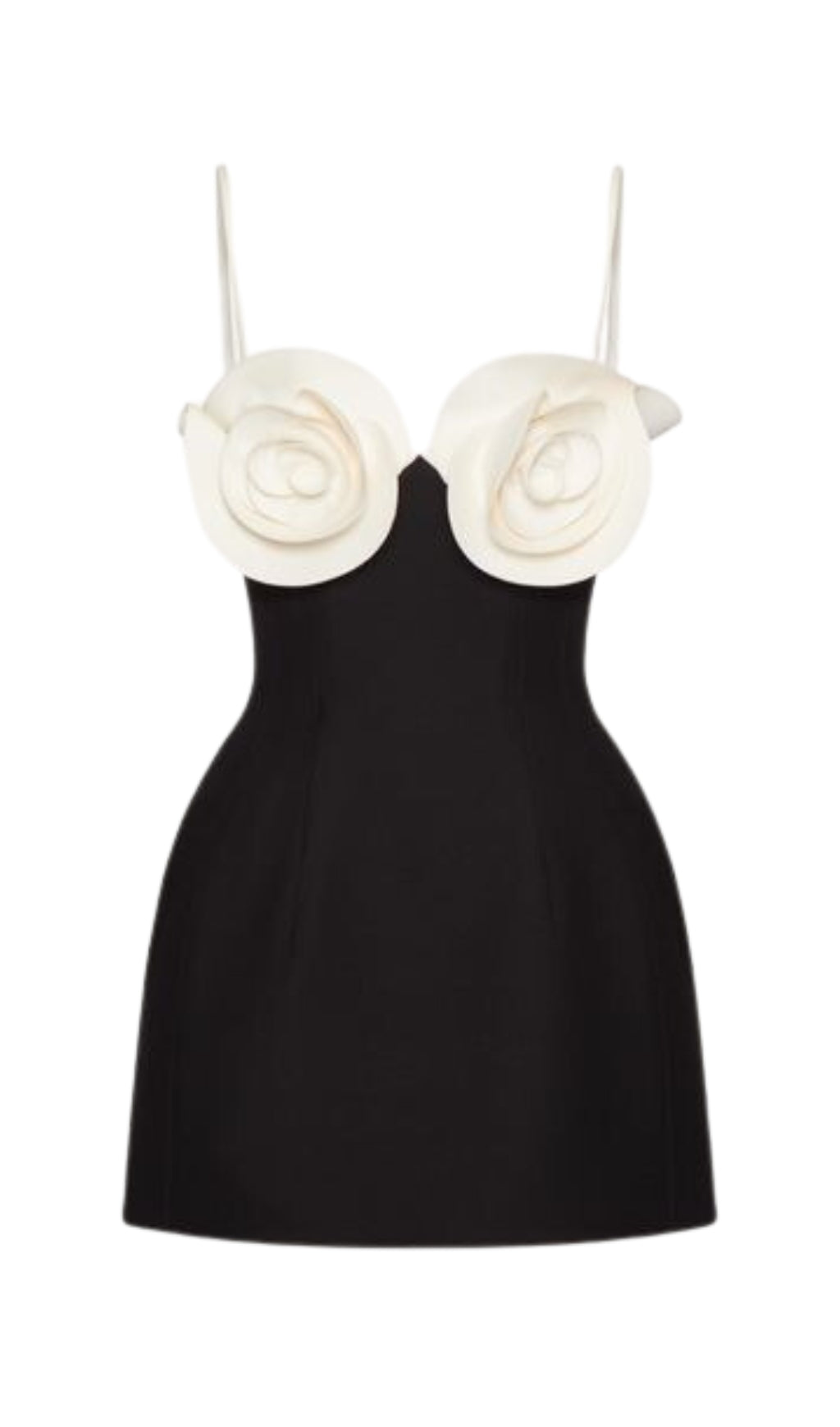 Black Sleeveless Floral Appliqué Bandage Mini Dress | Flower Splice Tight Bodycon Party Dress Wool Silk - Seldom Seen Styles