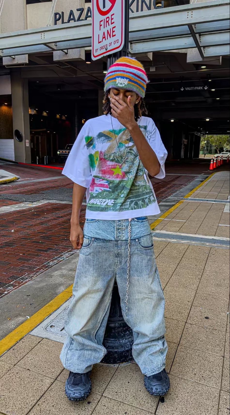 Double Waisted Baggy Jeans