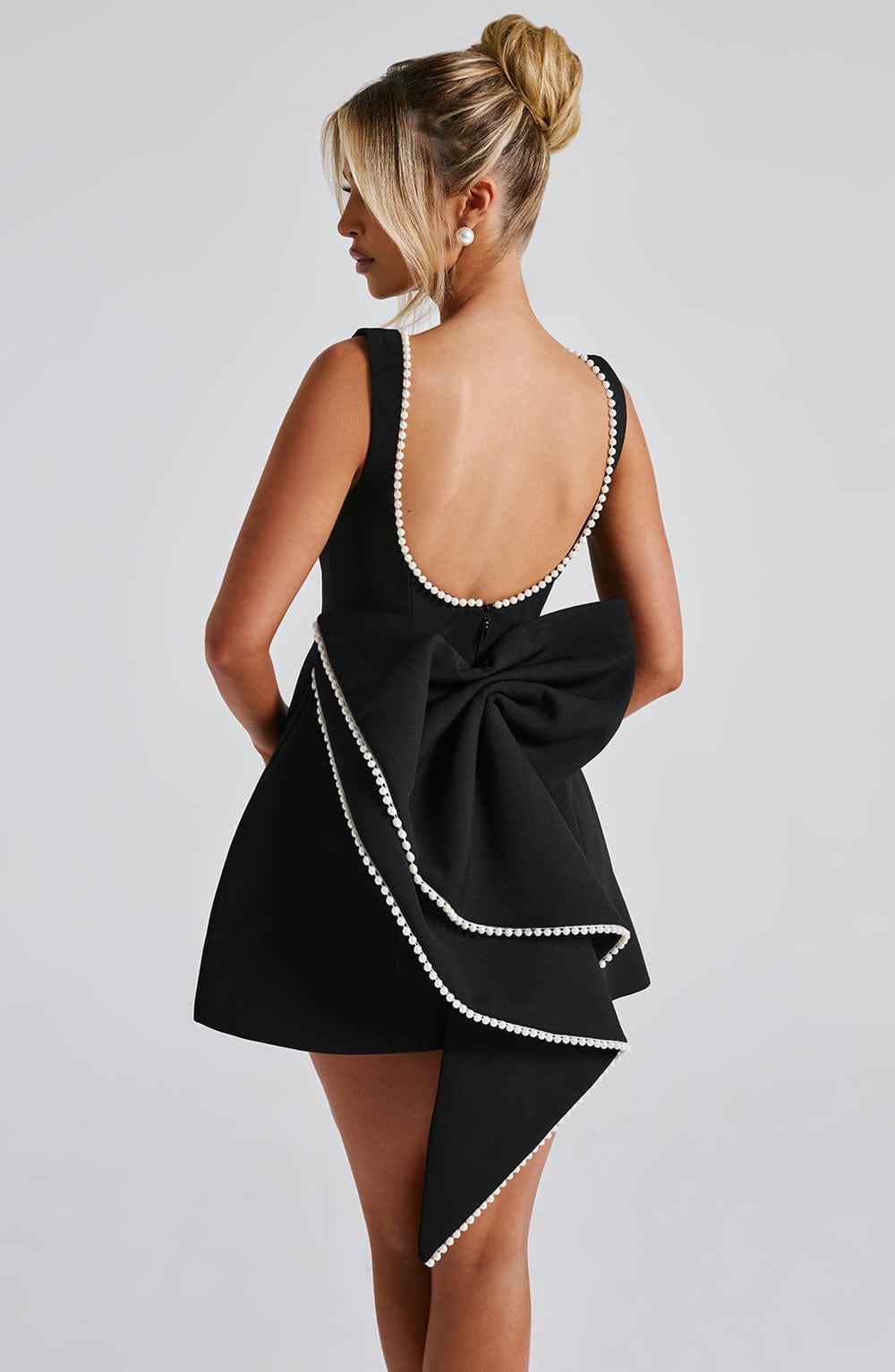 Amber | Women Wedding Guest Structured Mini Dress - Seldom Seen Styles