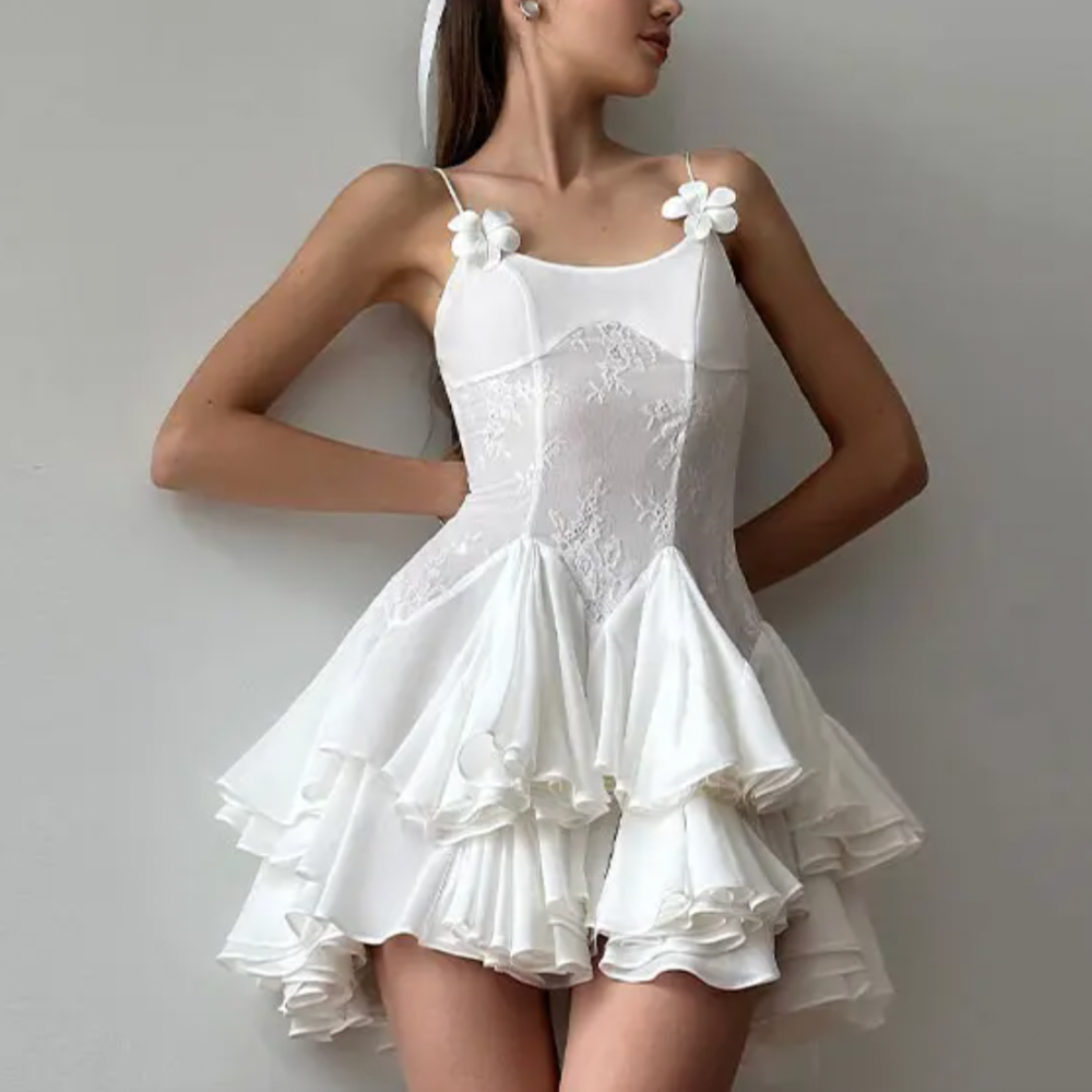 XENI RUFFLE MINI DRESS - Seldom Seen Styles