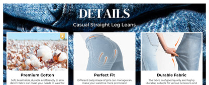 Women's 2025 Wide Leg Jeans Distress Mid Waist Denim Pants Vintage Y2K Trousers