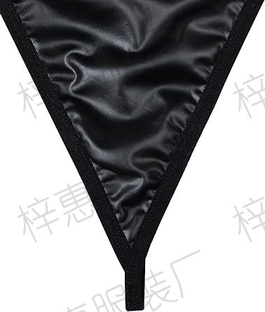 Women's Exotic Lingerie Sets Sexy Strappy Leather Rave Outfits Babydoll Garter with Underwire Push Up Bra and Chains