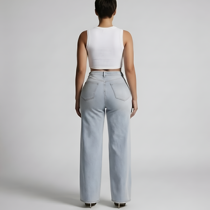 Original Butt Lifting Mid-Low Rise Straight-Leg Jeans