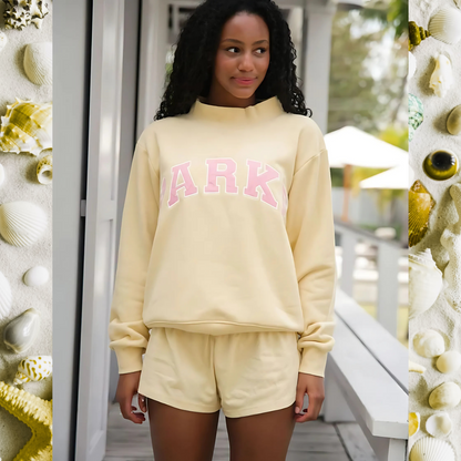 Sunkissed Varsity Mockneck