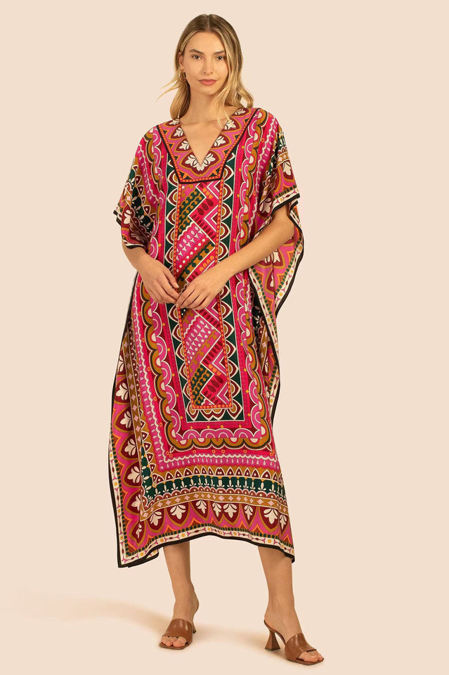 Oversize V-Neck Kaftan - Seldom Seen Styles