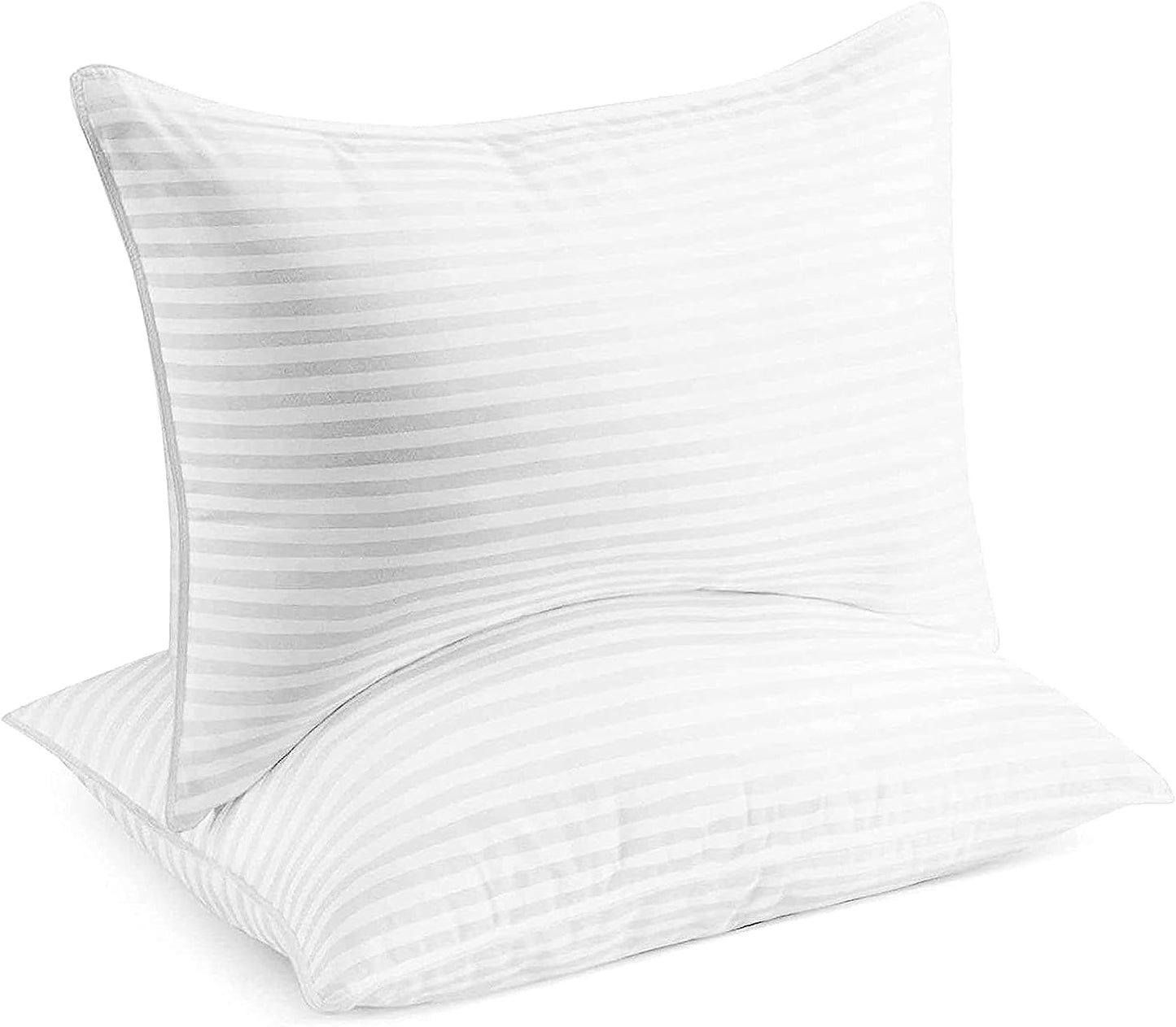 Beckham Hotel Collection Bed Pillows Standard/Queen Size Set of 2 - Original Soft Down Alternative Pillow for Sleeping - Soft Support for Back, Stomach or Side Sleepers - Seldom Seen Styles
