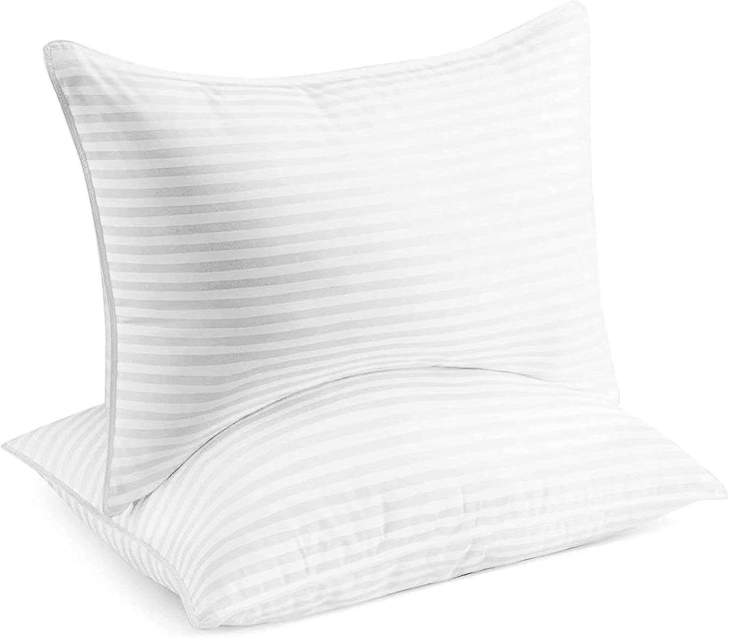 Beckham Hotel Collection Bed Pillows Standard/Queen Size Set of 2 - Original Soft Down Alternative Pillow for Sleeping - Soft Support for Back, Stomach or Side Sleepers - Seldom Seen Styles