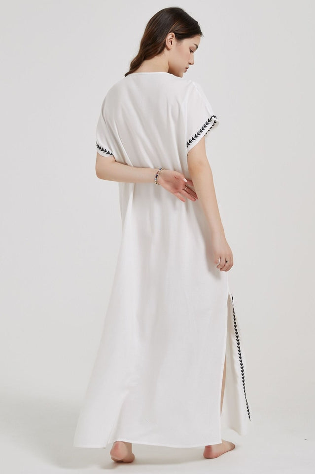 Boho Print Slit Dress | Dress In Beauty