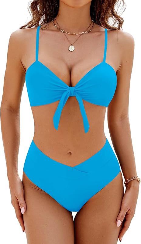 Women's High Waisted Bikini Sets Two Piece Swimsuit Sexy Bathing Suits - Seldom Seen Styles