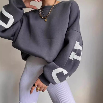 chicago Hoodie 2024 letter print loose hoodie Summer Spring casual sweatshirt hoodie Women's pullover y2k street styleo