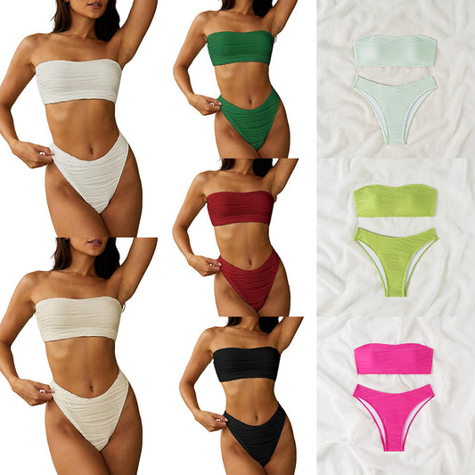 
bandeau bathing suits