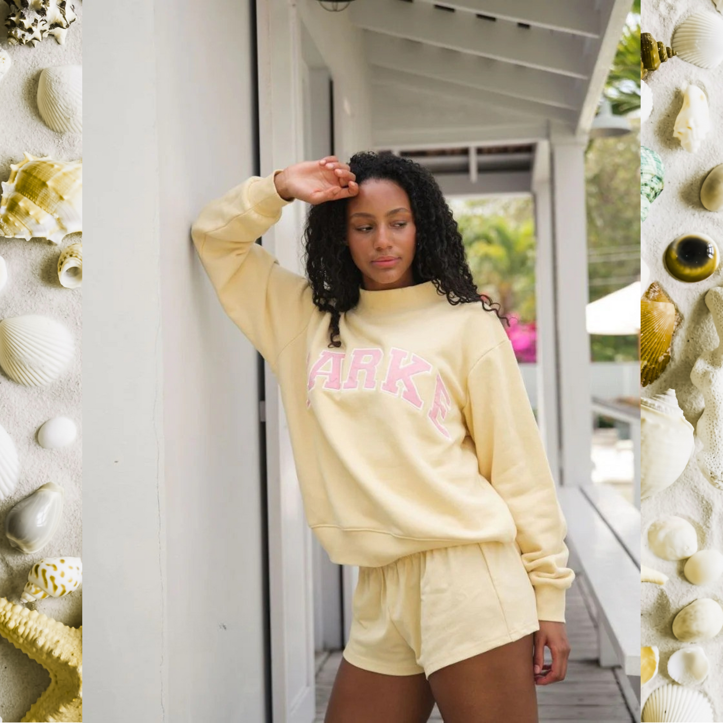 Sunkissed Varsity Mockneck - Seldom Seen Styles