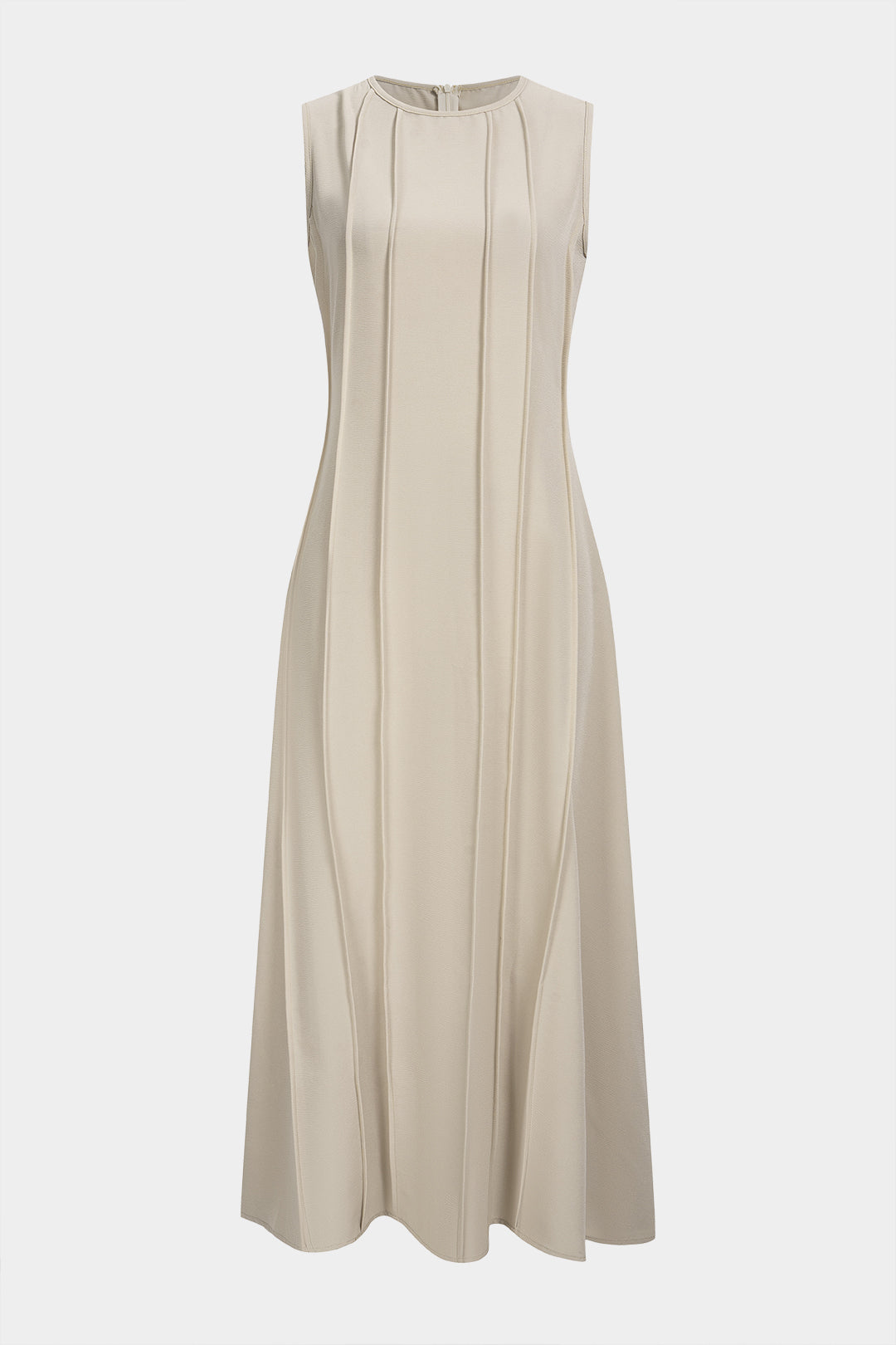 Round Neck Sleeveless Midi Dress - Seldom Seen Styles
