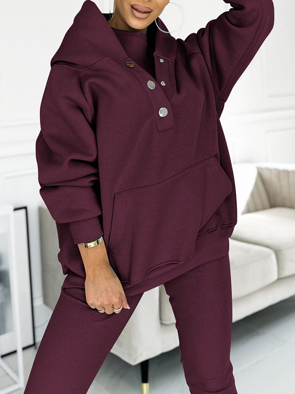 Casual and Comfortable Sweatshirt Suit - Seldom Seen Styles