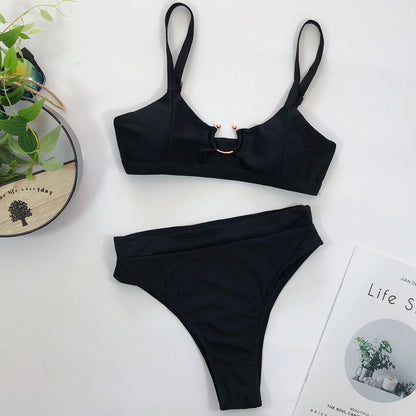 black bikini set