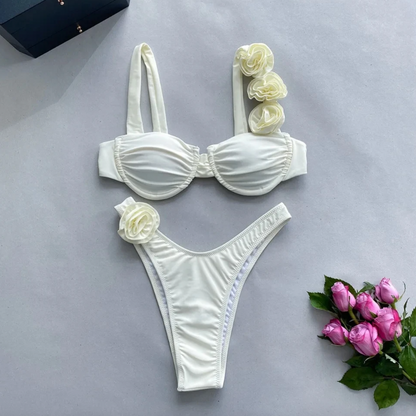ENSEMBLE DE MAILLOT DE BAIN À FLEURS JEN