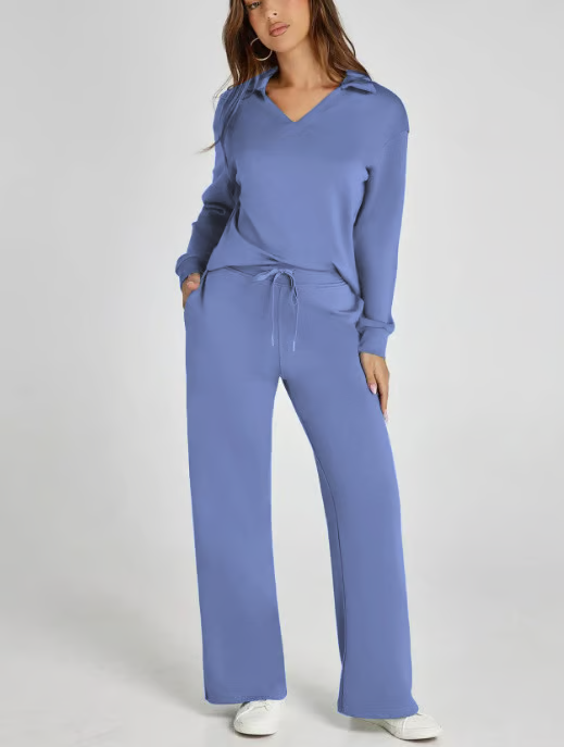 Women's 2 Piece Sets Outfits Casual Long Sleeve Sweatsuits Sets