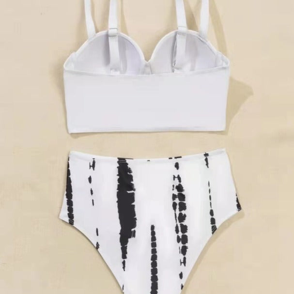 bikini white and black