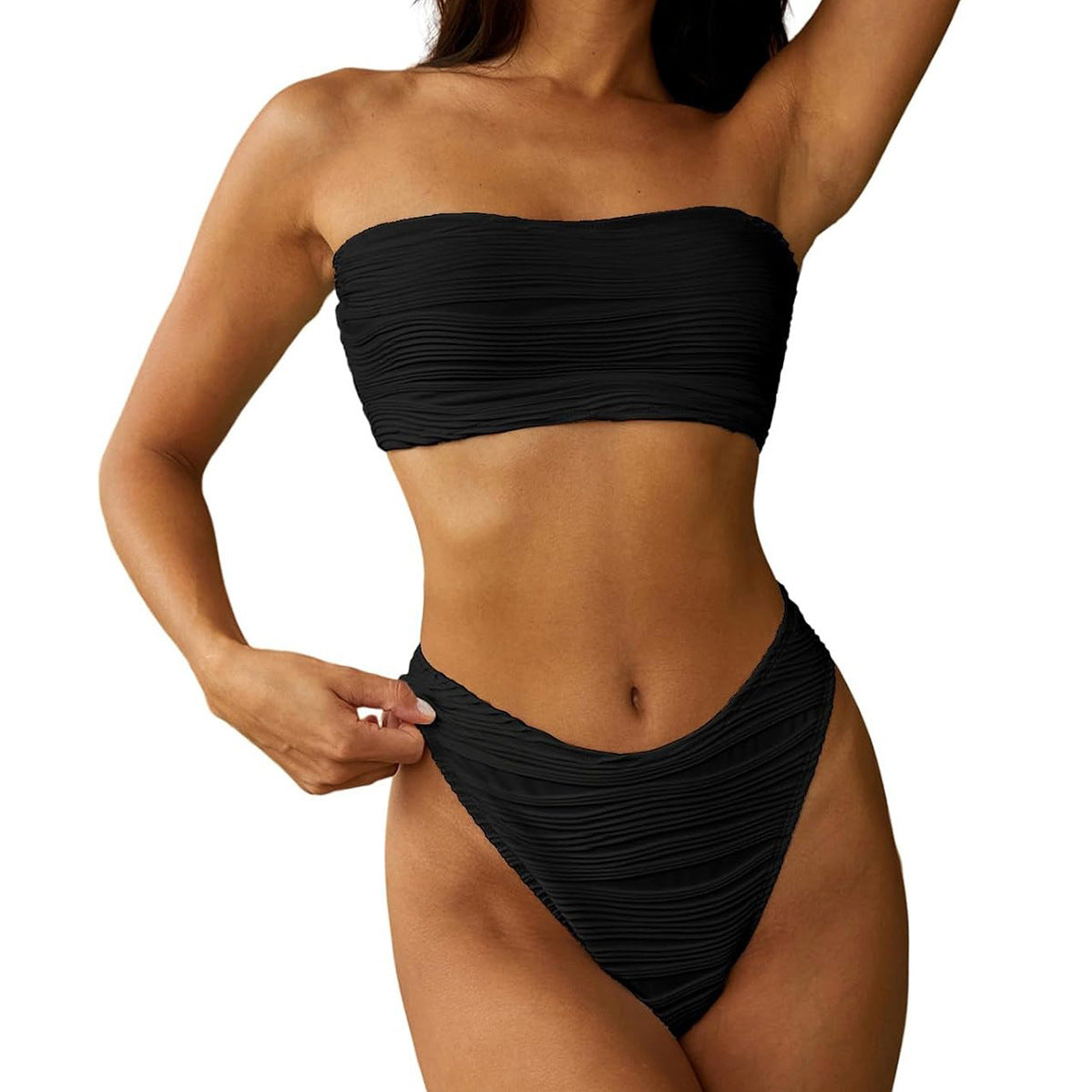 bandeau swimming costume