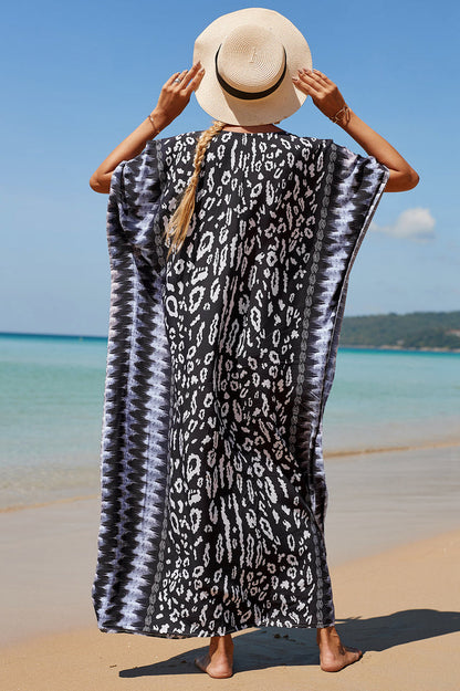 Tropical Pattern Kimono Blouse ( 29 Colors )