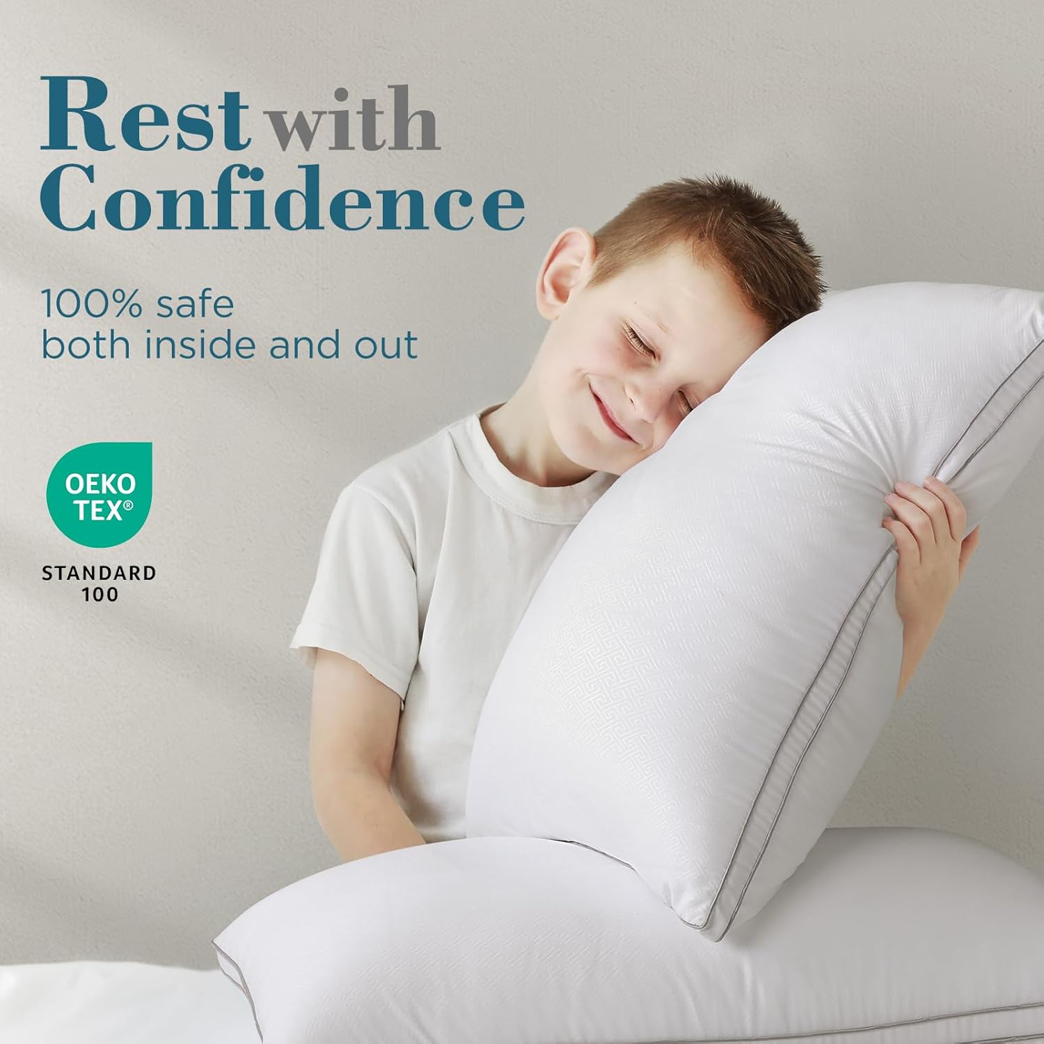 viewstar Pillows Queen Size Set of 2, Hotel Quality, Down Alternative Gusseted Bed Pillows for Side, Back, or Stomach Sleepers, White - Seldom Seen Styles