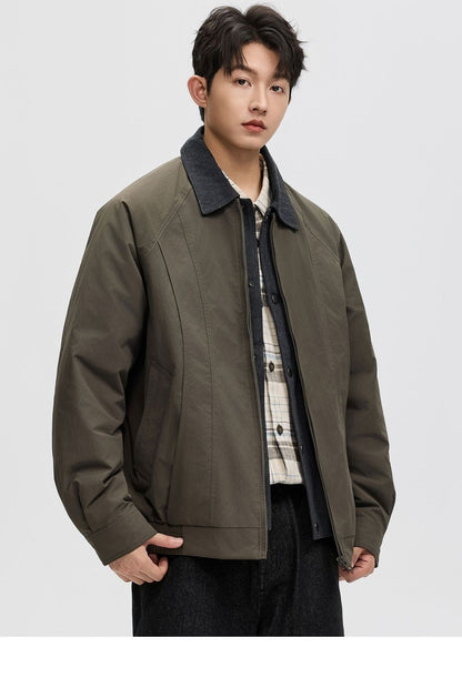 new winter men's down jacket 90 duck down two fashion trend coat lapel outdoor jacket