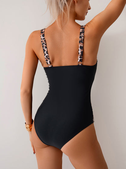 black 1 piece swimsuit