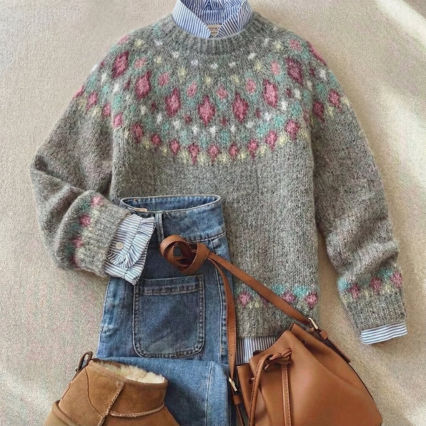 Eleanor | Heritage Nordic Knit Sweater - Seldom Seen Styles
