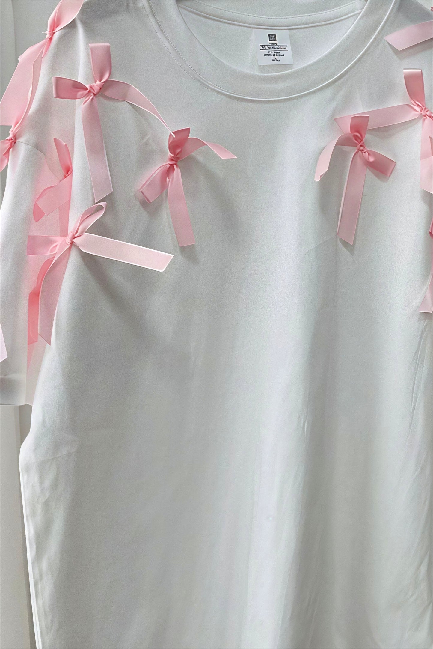 Cute Bowknot Ribbon Loose Short Sleeve T-shirt - Seldom Seen Styles