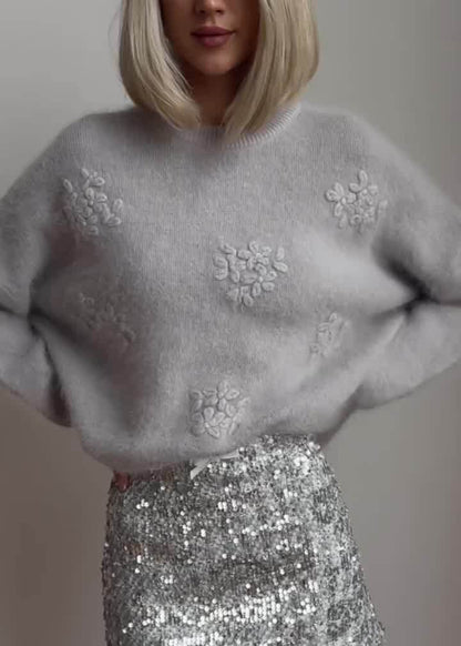 Textured Knit Sweater